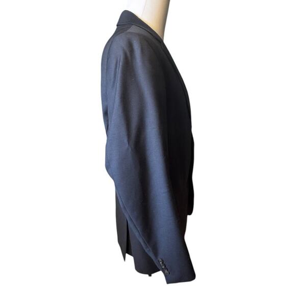 Ted Baker Endurance Men's 44R Wool Navy Blue 2 Button Sport Coat Blazer Jacket - Picture 4 of 9